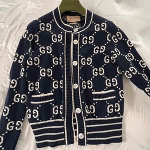 Gucci GG Jacquard Cardigan